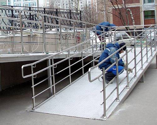 Установка пандуса 1