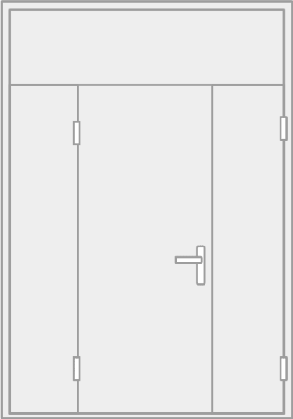Конструкции решетчатых дверей