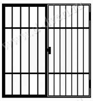 Распашная решетка РС-1