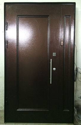 Изготовление тамбурной двери с металлофиленкой