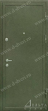 Дверь с зеркалом усиленная (порошковое напыление с бронеконвертом и МДФ ПВХ с зеркалом)