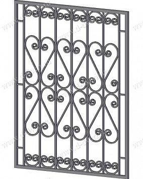 Кованая решетка РК-55