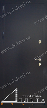 DS-1104 Металлическая дверь (порошковое напыление и МДФ шпон с рисунком)