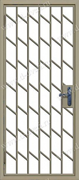 Сварная решетчатая дверь РДС - 04