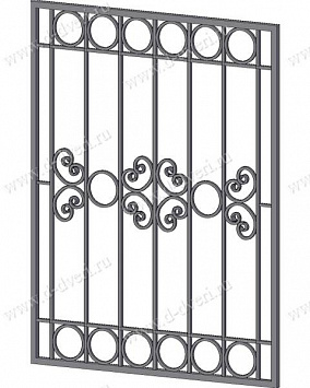 Кованая решетка РК-28