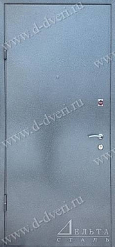 Одностворчатая дверь (отделка: порошковое напыление/ ПВХ)