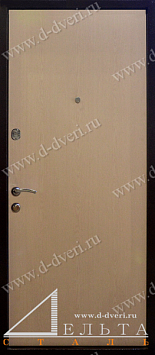 Одностворчатая дверь (отделка: порошковое напыление / МДФ пластик)