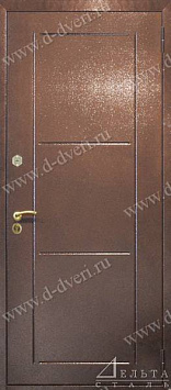 Дверь в квартиру (порошок с рисунком и МДФ ПВХ с замками Гардиан)