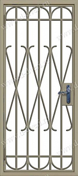 Сварная решетчатая дверь РДС - 36
