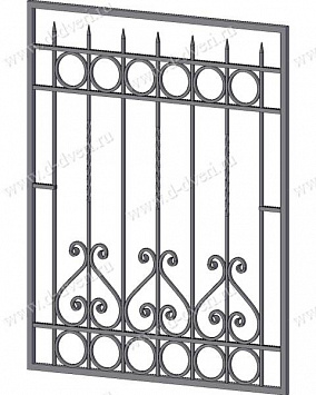 Кованая решетка РК-43