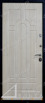 Металлическая дверь (отделка порошковое напыление и декоративная панель МДФ ПВХ с рисунком)