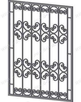Кованая решетка РК-74