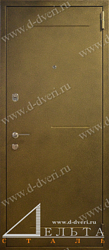 DS-1105 Металлическая дверь (порошковое напыление с рисунком на металле и МДФ шпон)