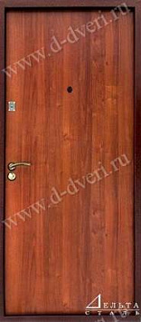 Одностворчатая дверь (отделка: порошковое напыление / МДФ шпон)