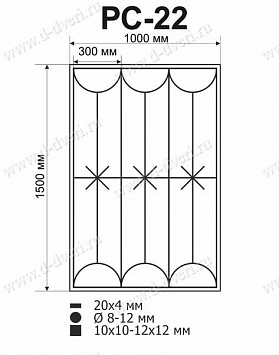 Сварная решетка РС-22