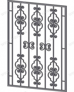 Кованая решетка РК-67