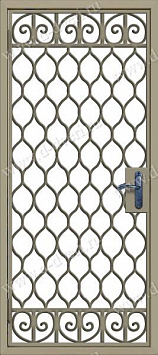 Сварная решетчатая дверь РДС - 39