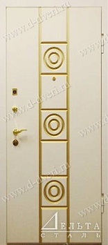 Дверь в квартиру с отделкой декоративная панель МДФ с покраской по каталогу RAL и декоративная панель МДФ шпон маркетри