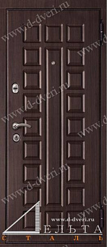 Металлические двери с отделкой МДФ шпон с двух сторон