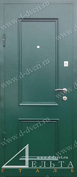 Трехконтурная дверь с металлофиленкой и шпоном