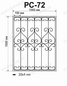 Сварная решетка РС-72