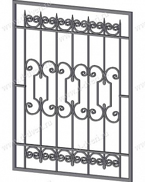 Кованая решетка РК-47