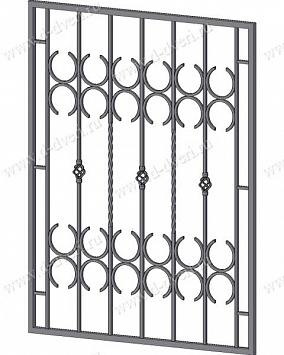 Кованая решетка РК-36