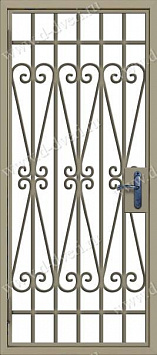 Сварная решетчатая дверь РДС - 40