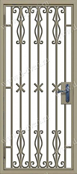Сварная решетчатая дверь РДС - 45