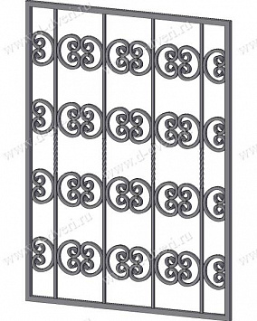 Кованая решетка РК-48