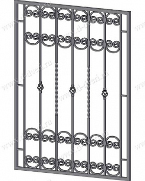 Кованая решетка РК-58