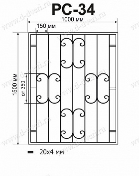 Сварная решетка РС-34