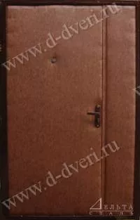 Двустворчатая дверь с отделкой винилискожей